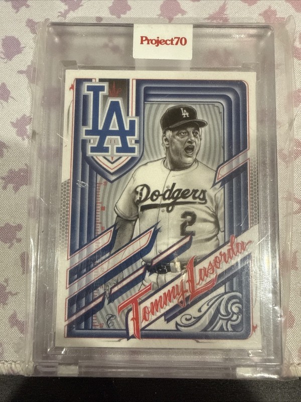 2021 TOPPS PROJECT 70 #5 TOMMY LASORDA - LOS ANGELES DODGERS - MISTER CARTOON