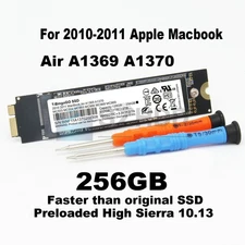 NEW SSD For Apple 256GB 12+6PIN For MacBook Air 11" A1370 13" A1369 2010 2011