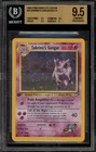 Pokemon Sabrina's Gengar Holo Gym Heroes 1st Edition 14 Bgs 9.5 Gold