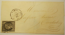 #074 France Classique Cérès N°3 LSC Paris (j) 13 avril 1849