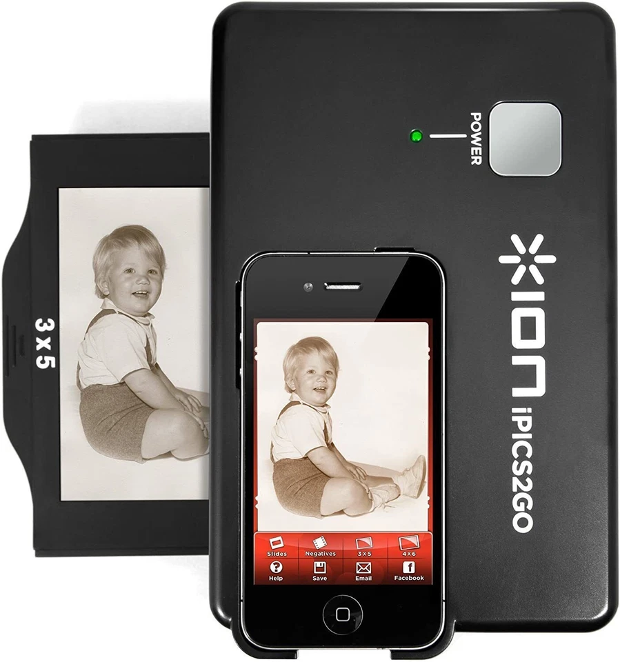 Ion ISC31 iPics 2 Go Photo Slide and Negative Scanner for iPhone 4/4S - Image 2 of 4