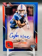 2025 Bowman Chrome U Cayden Lee Auto 1st Blue Refractor #ed 29/150