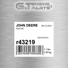 R43219 PISTON fits JOHN DEERE (Surplus Open Box)