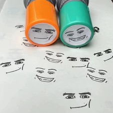 New Prank Trick Engraved Funny Seal Stamp Self-Inking Printing Kids Stamp Cre...