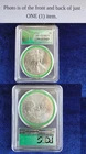 2014 American Silver Eagle $1 PCGS MS70 Green Label From Sealed US Mint Box