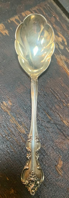 International Deep Silver Shell Spoon 6 1/2''