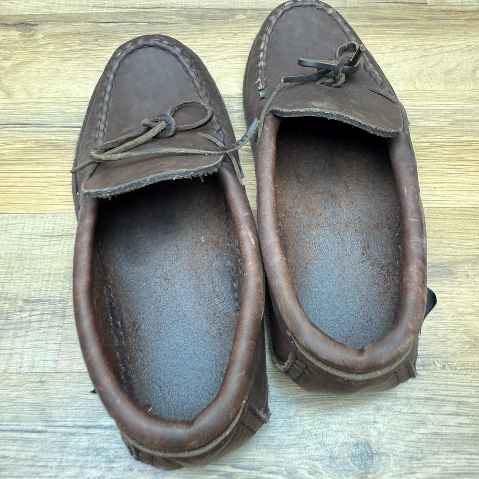 Laurentian Chief  Moccasins Womens Sz 7 Brown  Leather Beaded Canada - Image 4 of 4