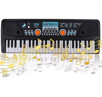 Pyle PKBRD6111 Digital Piano Kids Keyboard, Portable, Speaker, Rechargeable 