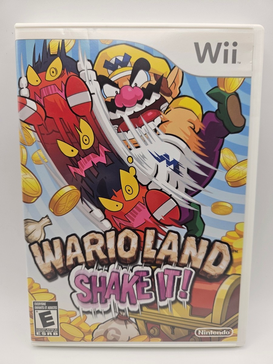 Wario Land Shake It Nintendo Wii Complete Complete CIB w/ Inserts
