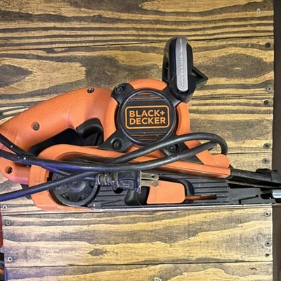 BLACK+DECKER DS321 Belt Sander Corded Electric Orange with Dust Bag