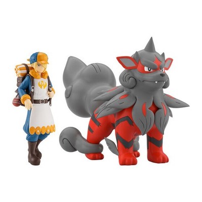NEU Pokemon Scale World Hisui Region VOLO & Hisui Windie Arcanine Toy Japan