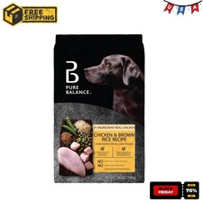 Pure Balance Chicken & Brown Rice Recipe Dry Dog Food, 30 lbs 1.13 per pound