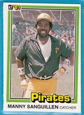 1981 Donruss - Manny Sanguillen #14