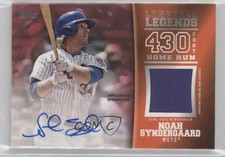 2018 Topps Longball Legends Relics Red 5/10 Noah Syndergaard #LAR-NS Auto 7xr
