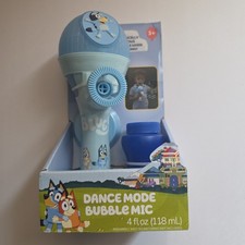 BLUEY Dance Mode Bubble Machine and Toy Microphone New in Box
