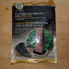 Nuvo Iron 4  x 4  Heavy Duty Wood Post Connec...