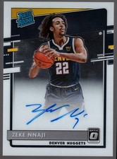Zeke Nnaji - 2020-21 Panini Donruss Optic Signatures #172 (AU, RC) FREE SHIPPING