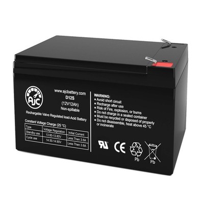 AJC Battery Compatible with Kid Trax Rideamals Scout Pony KT1478WM 12V 12Ah