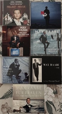 10 x Max Raabe CD Konvolut - MTV Unplugged, Der Perfekte Moment, Küssen Kann Man