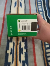 Lexmark 84C1HY0 Yellow High Yield Toner Manufacture Date 2023