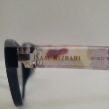 ISAAC MIZRAHI IM31250R10AS BLACK FLORAL PRE-USED EYEGLASSES C21S.