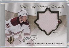 2008-09 Ultimate Collection Debut Threads 23/50 Mikkel Boedker #DT-MB Patch 0b2