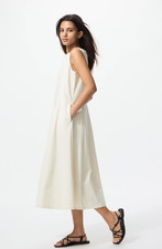 UNIQLO AIRism Ultra Stretch Dress XS-3XL Off White  Women 483752 NEW