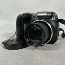 OLYMPUS CAMEDIA SP-500UZ Black Compact Digital Camera Tested Working Japan