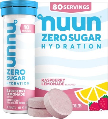 Nuun Zero Sugar Hydration Electrolyte Tablets - Sodium, Potassium, Chloride, C