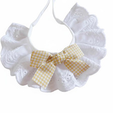 Pet Scarf, Ribbon Tie Soft Plaid Bandana, Adjustable