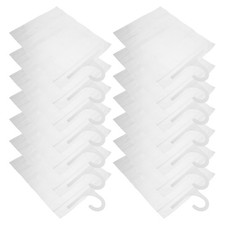 25 Pcs Transparent Hanging Storage Bag Bags for Clothes on Hooks
