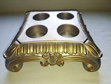 Four Tea Light Candle Pedestal Base Holder