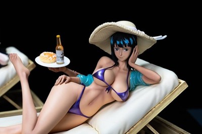 Hot Girls Studio One Piece Nico Robin Statue 1/6 Resin Swimsuit Model Painted