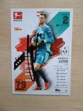 Andreas Luthe autograph signed TC Topps Bundesliga "Union Berlin 2021/22"
