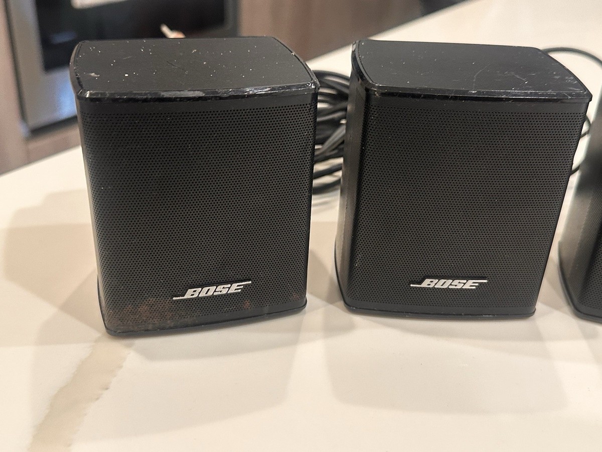 Bose Virtually Invisible 300 Set Of 3 Cube Surround Speakers Only