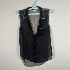 Charming Charlie Womens Shirt Sz S Small Tank Top Sleeveless Excellent