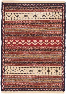 Kelim Sirjan Teppich 57x89 cm handgewebt Wolle Persien Unikat Neu