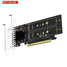 PA41 Quad M.2 NVMe to PCIe 4.0 X16 Adapter, 4...