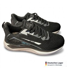 Herren Sneaker Schwarz Sportschuhe Laufschuhe...