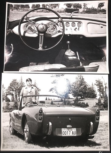 Photo set WA NW HIPPIE KID & DAIMLER SP250 CONVERTIBLE SPORTS CAR roadster 1971 - 第 4/5 張圖片