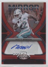 2021 Certified Mirror Signatures Red 5/30 Matt Breida #MS-MBR Auto 0if9