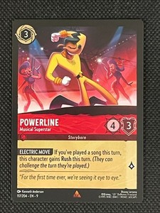 Powerline - Musical Superstar 117/204 Disney Lorcana Fabled RARE