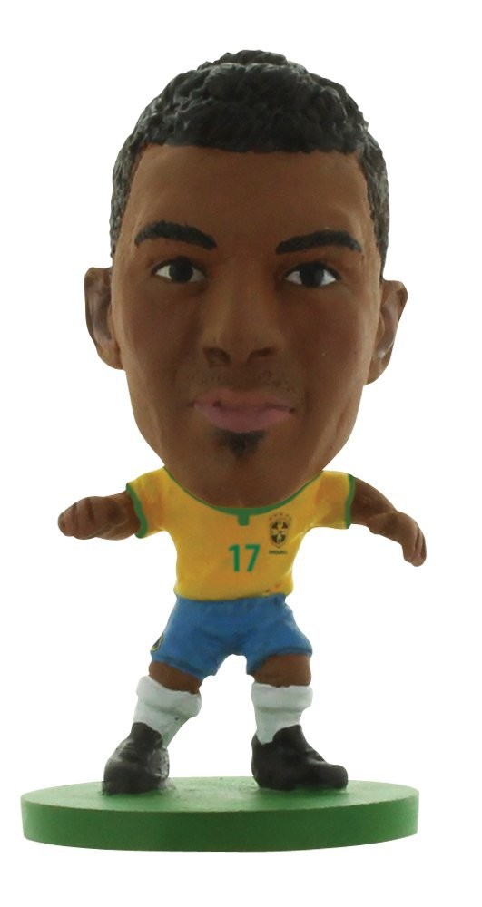 SoccerStarz Brazil International Figurine Blister Pack Featuring Franck Luiz Gus