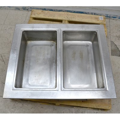 Delfield 8731 Two Full-Size Pan Drop-in Hot Food Well 120V 1PH 60Hz 16.6A b