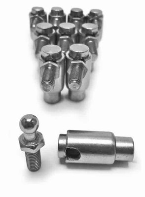 Steinjager for Quick Disconnect Plated Steel Cable Ball Joints M10 x 1.50 10