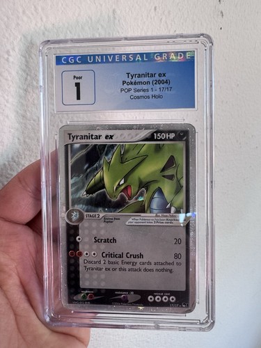 Tyranitar ex graded CGC 1 for sale on eBay