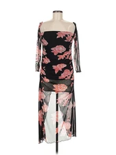 NWT Justify Women Black Cocktail Dress M