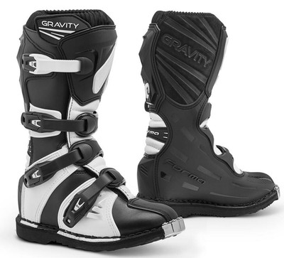 Forma GRAVITY youth motocross boots, UNBOXED kids motorcycle mx riding tech gear