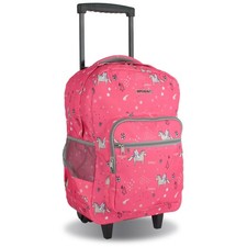 Rolling Backpack for Girls Boys. Roller Bookbag With Wheels for School Kids, ...