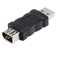 Firewire IEEE 1394 6 Pin 6P Female to USB A Male Printer PDA Adapter Convertor